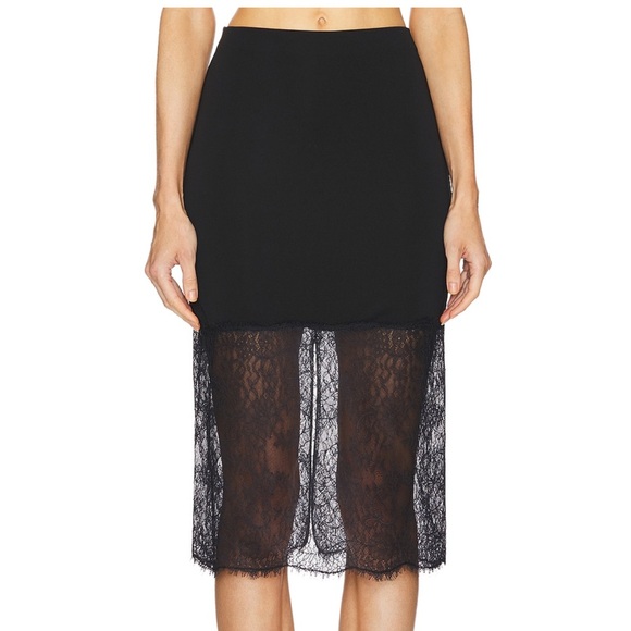 L'Academie Dresses & Skirts - L'Academie Black Cut Out Pencil Skirt
